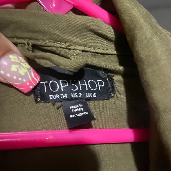 90s green cargo jacket - Picture 4 of 4